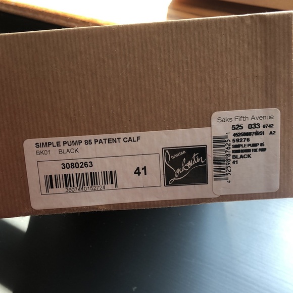 Christian Louboutin Simple Pump 85 - lightly worn - Picture 10 of 11